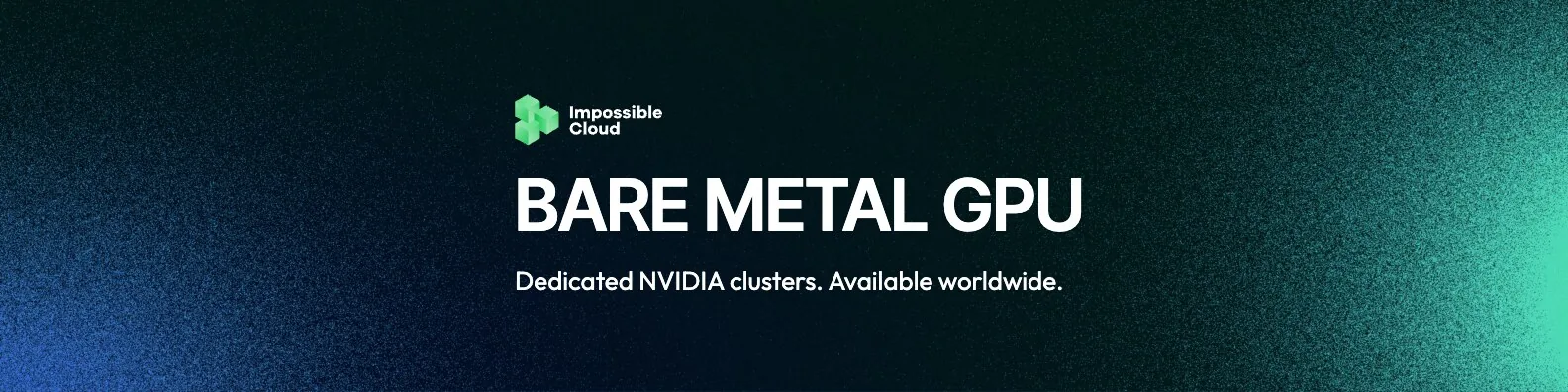 LinkedIn banner for bare-metal GPUs